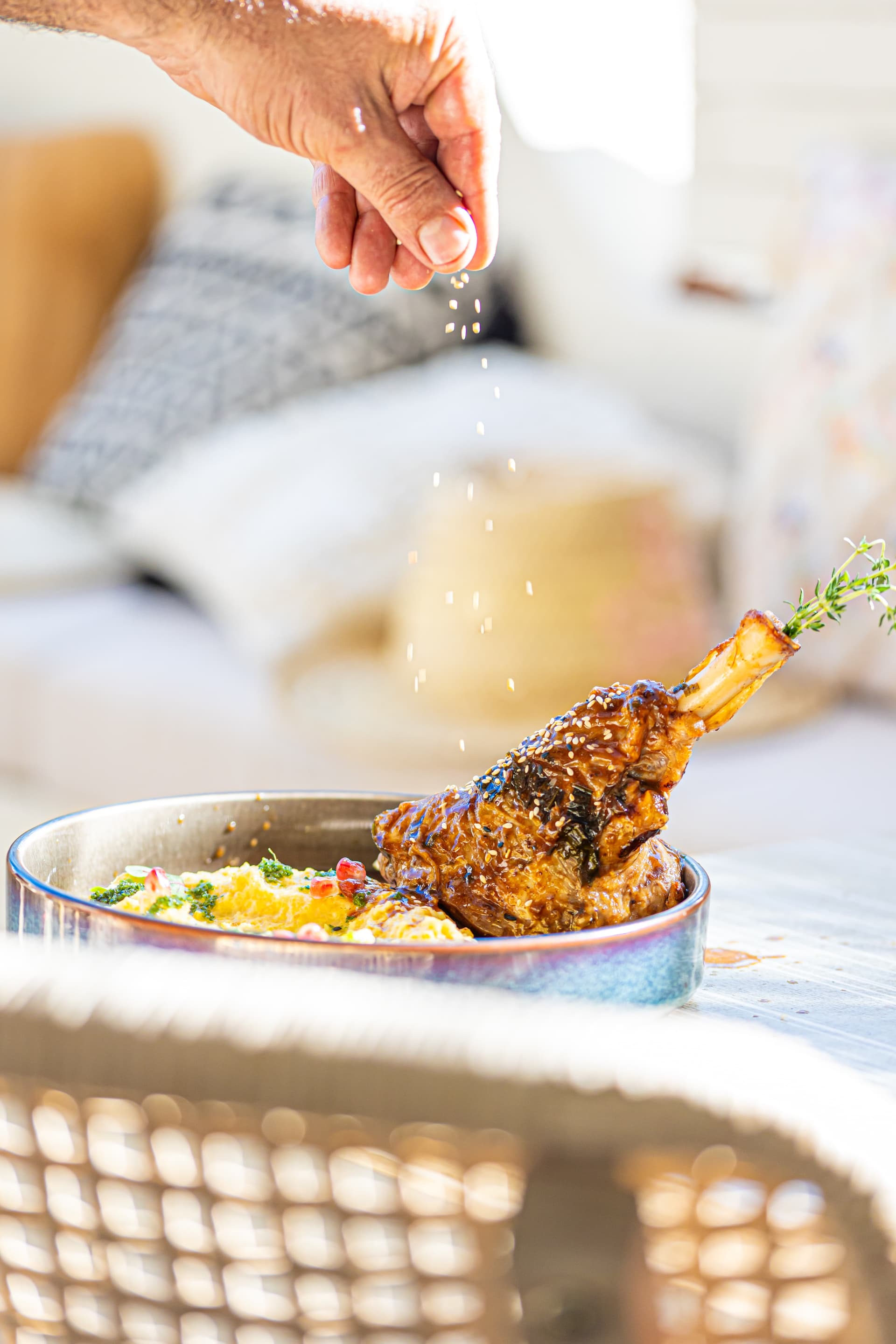 Souris d'agneau cuite 7 heures